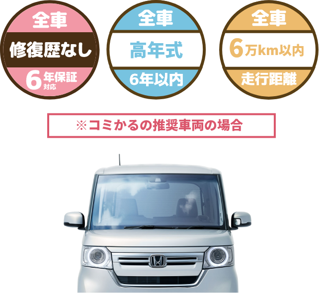 全車修復歴なし・高年式・6万キロ以内